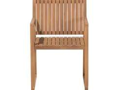 Gartenmöbel Set Akazienholz Hellbraun 6-Sitzer 8-Teilig Sassari