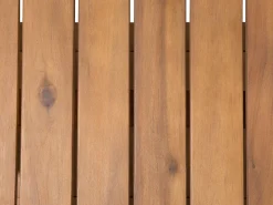 Gartenmöbel Set Akazienholz Hellbraun 6-Sitzer 8-Teilig Sassari