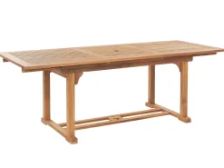 Gartenmöbel Set Akazienholz Hellbraun 6-Sitzer Java