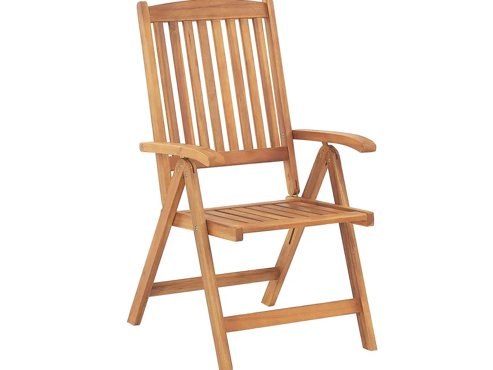 Gartenmöbel Set Akazienholz Hellbraun 6-Sitzer Java