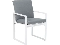 Gartenmöbel Set Aluminium Dunkelgrau 6-Sitzer Pancole