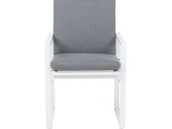 Gartenmöbel Set Aluminium Dunkelgrau 6-Sitzer Pancole
