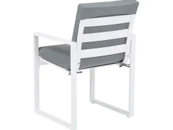 Gartenmöbel Set Aluminium Dunkelgrau 6-Sitzer Pancole
