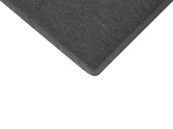Gartenmöbel Set Aluminium Schwarz 8-Sitzer Auflagen Grau Valcanetto/Taviano