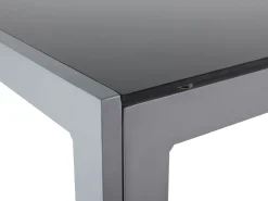 Gartenmöbel Set Aluminium Schwarz 6-Sitzer Catania