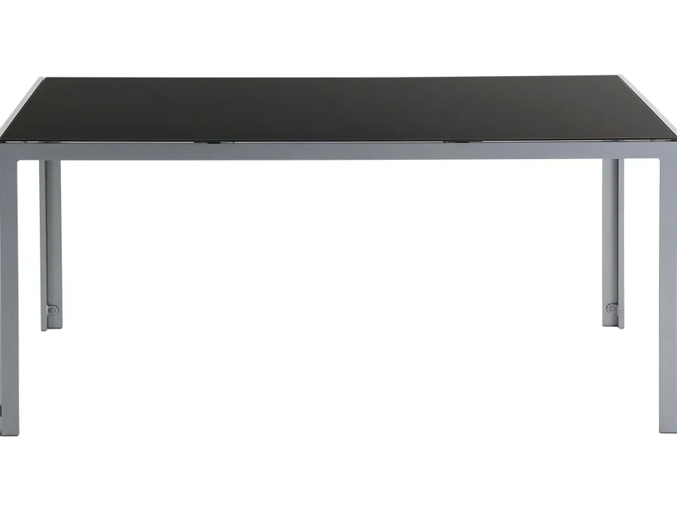 Gartenmöbel Set Aluminium Schwarz 6-Sitzer Catania
