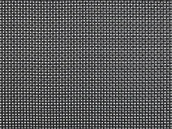 Gartenmöbel Set Aluminium Schwarz 4-Sitzer Stühle Schwarz Caspri