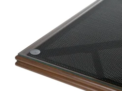 Gartenmöbel Set Aluminium Schwarz 4-Sitzer Stühle Schwarz Caspri