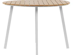 Gartenmöbel Set Aluminium Weis Auflagen Grau 4-Sitzer Cavoli