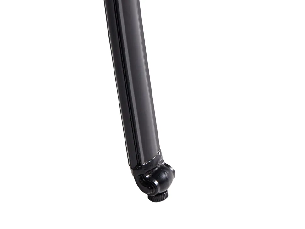 Gartenmöbel Set Aluminium Schwarz 4-Sitzer Ancona