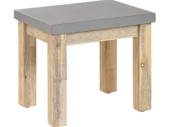 Gartenmöbel Set Beton / Akazienholz Grau 6-Sitzer Ostuni