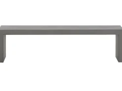 Gartenmöbel Set Beton Grau Tisch Mit 2 Banken U-Form Taranto
