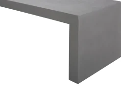 Gartenmöbel Set Beton Grau Tisch Mit 2 Banken U-Form Taranto