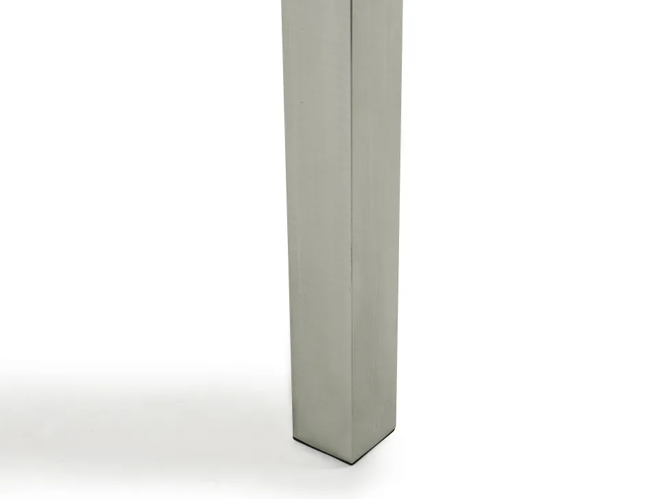 Gartenmöbel Set Crashglas 220 X 100 Cm 8-Sitzer Stühle Textilbespannung Grau Grosseto