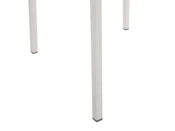 Gartenmöbel Set Crashglas 180 X 90 Cm 6-Sitzer Stühle Textilbespannung Beige Grosseto