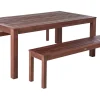 Gartenmöbel Set Eukalyptusholz Dunkelbraun 6-Sitzer Tuscania
