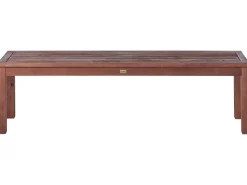 Gartenmöbel Set Eukalyptusholz Dunkelbraun 6-Sitzer Tuscania