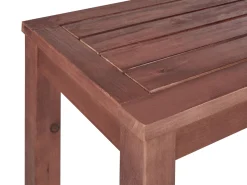 Gartenmöbel Set Eukalyptusholz Dunkelbraun 6-Sitzer Tuscania