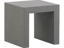 Gartenmöbel Set Faserzement Grau 4-Sitzer Tisch 90 Cm Olbia/Taranto