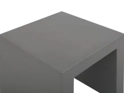 Gartenmöbel Set Faserzement Grau 4-Sitzer Tisch 90 Cm Olbia/Taranto