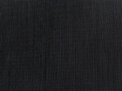Gartenmöbel Set Glasplatte Schwarz 180 X 90 Cm 6-Sitzer Stühle Textilbespannung Schwarz Grosseto