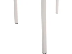 Gartenmöbel Set Grau Granit Poliert 180 X 90 Cm 6-Sitzer Stühle Textilbespannung Weis Grosseto
