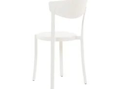 Gartenmöbel Set Kunststoff Weis 4-Sitzer Sersale / Vieste