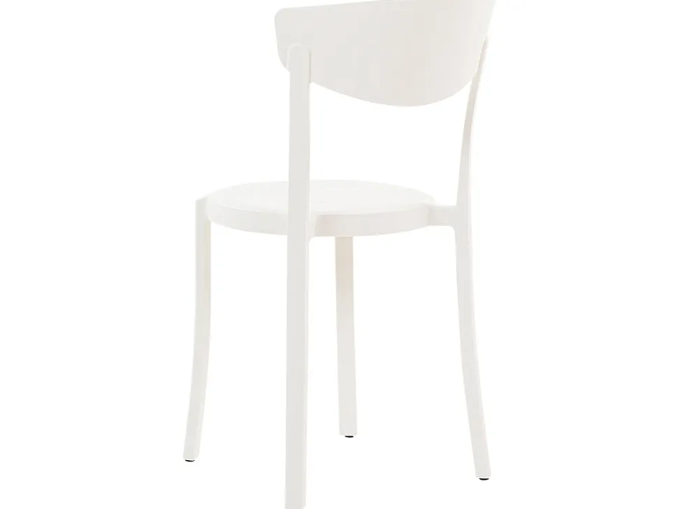 Gartenmöbel Set Kunststoff Weis 4-Sitzer Sersale / Vieste