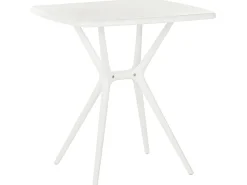 Gartenmöbel Set Kunststoff Weis 4-Sitzer Sersale / Vieste