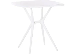 Gartenmöbel Set Kunststoff Weis 4-Sitzer Sersale