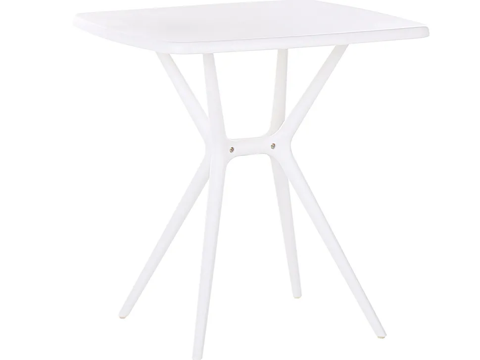 Gartenmöbel Set Kunststoff Weis 4-Sitzer Sersale