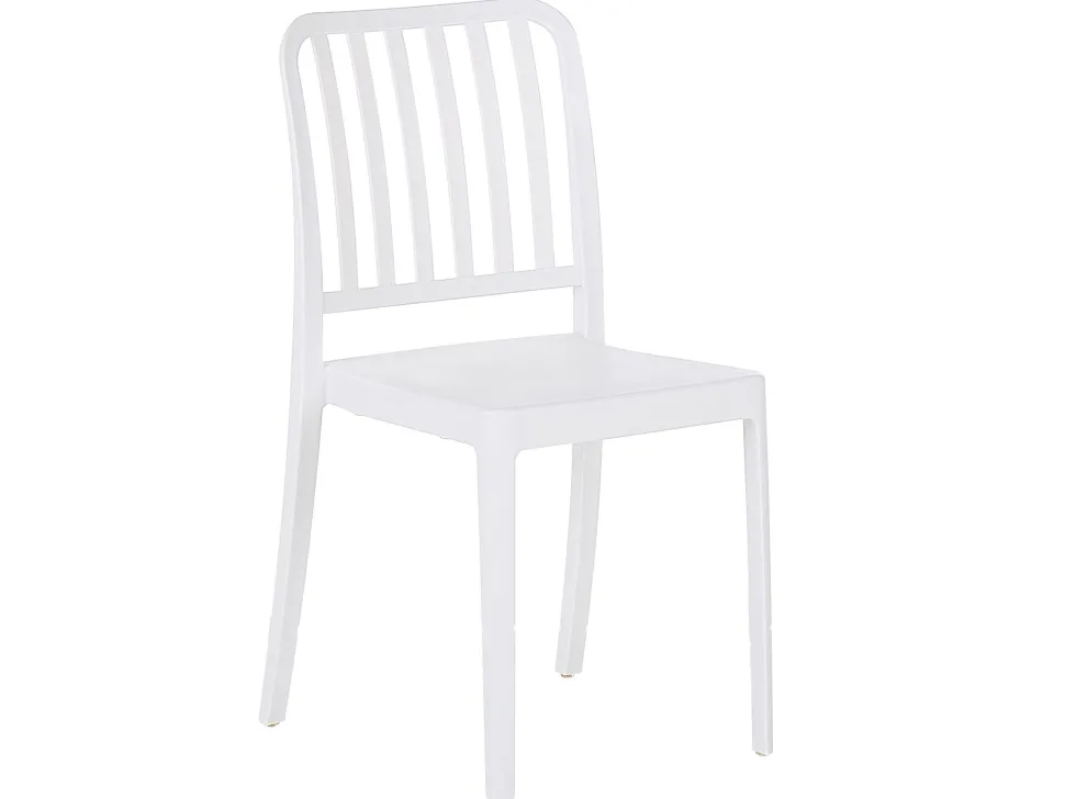 Gartenmöbel Set Kunststoff Weis 4-Sitzer Sersale