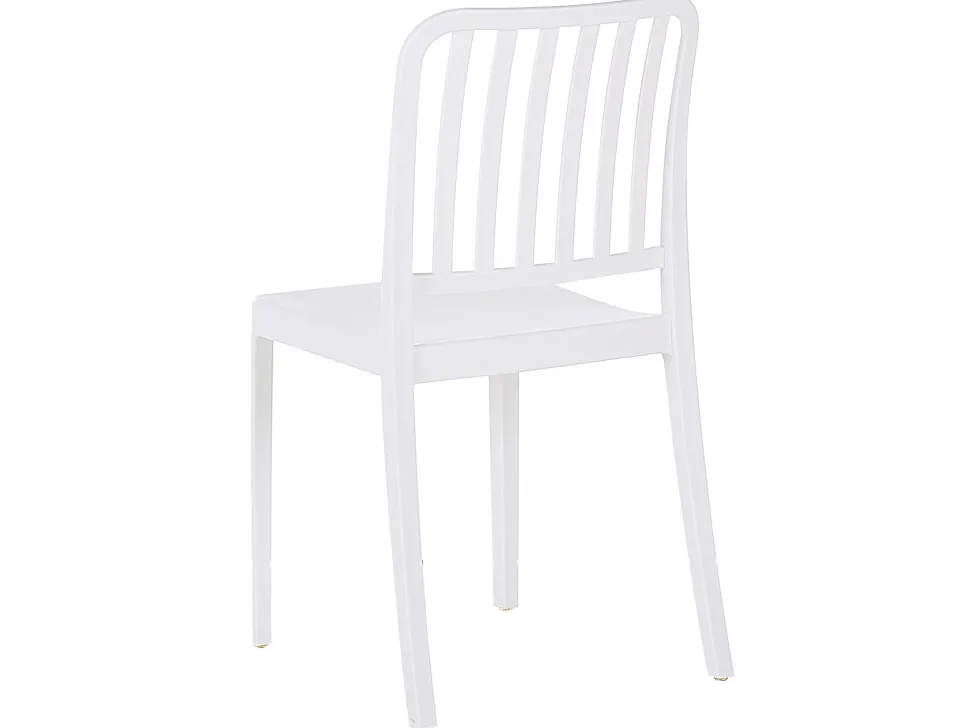 Gartenmöbel Set Kunststoff Weis 4-Sitzer Sersale
