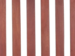 Gartenmöbel Set Mit Sonnenschirm Akazienholz Dunkelbraun 6-Sitzer Toscana