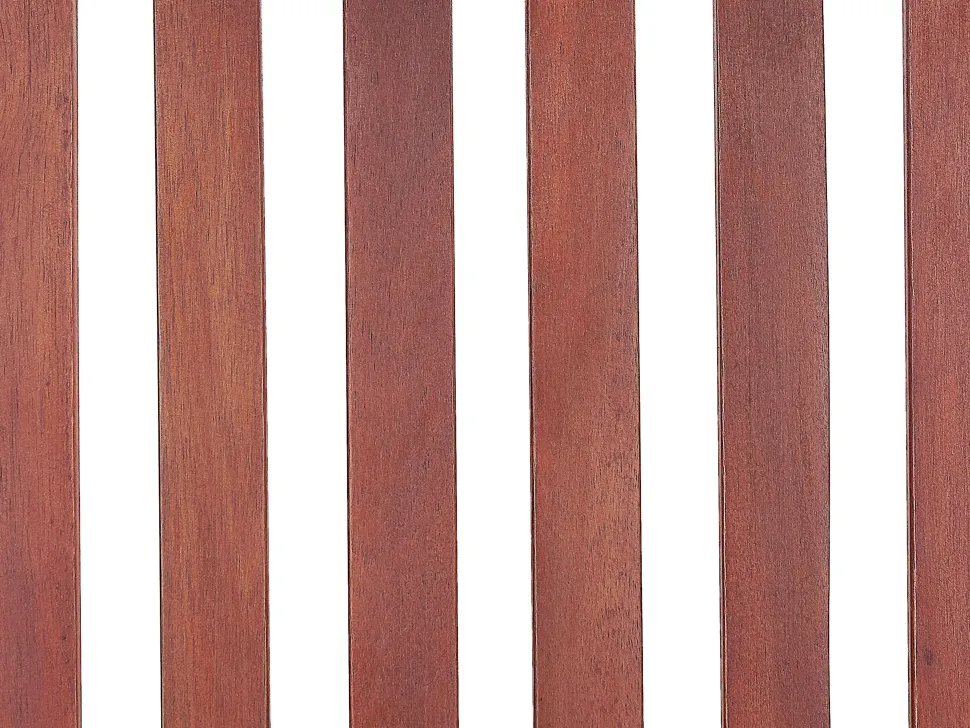 Gartenmöbel Set Mit Sonnenschirm Akazienholz Dunkelbraun 6-Sitzer Toscana