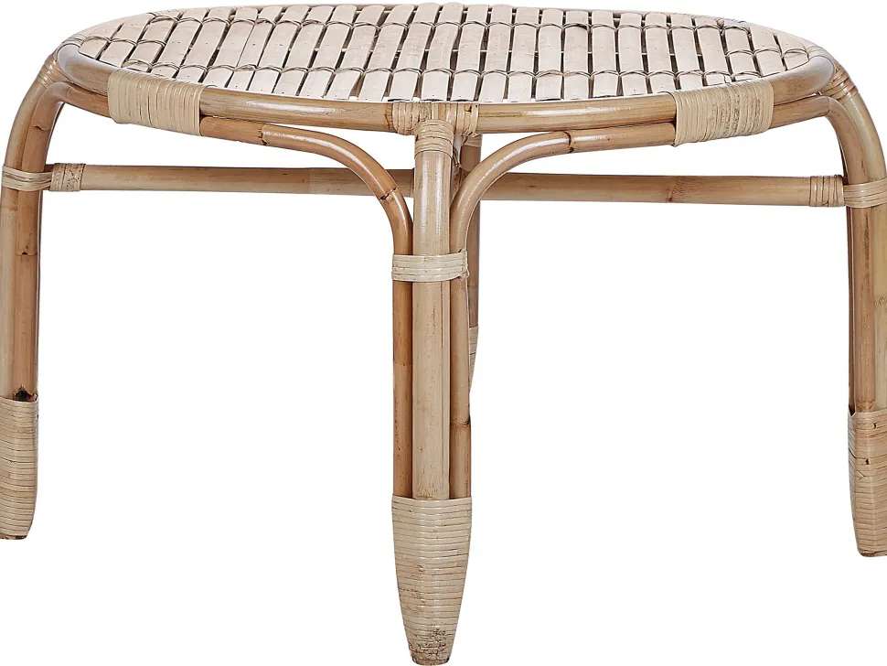 Gartenmöbel Set Rattan Naturlich Sofa 4-Sitzer Auflagen Beige Brindisi