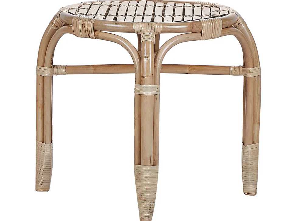 Gartenmöbel Set Rattan Naturlich Sofa 4-Sitzer Auflagen Beige Brindisi