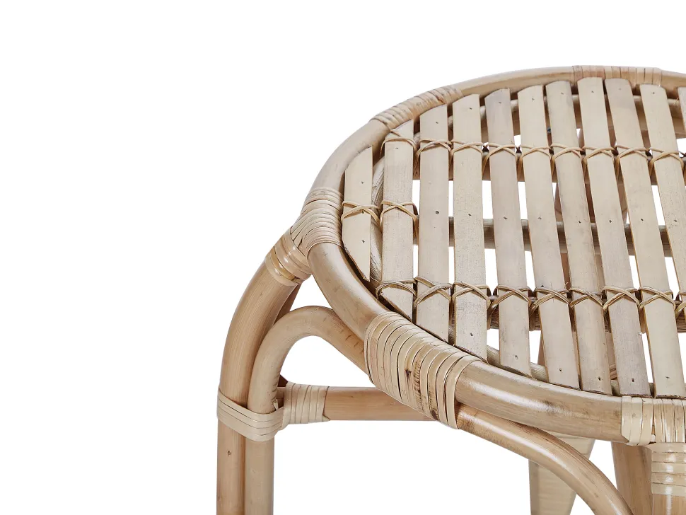Gartenmöbel Set Rattan Naturlich Sofa 4-Sitzer Auflagen Beige Brindisi