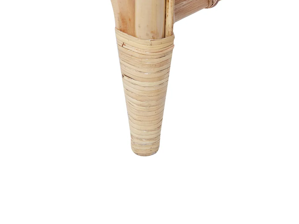Gartenmöbel Set Rattan Naturlich Sofa 4-Sitzer Auflagen Beige Brindisi