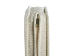 Gartenmöbel Set Rattan Naturlich 6-Sitzer Auflagen Cremeweis Susua/Olbia