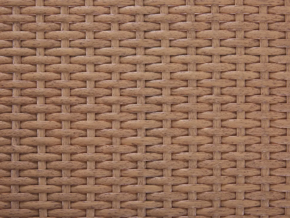 Gartenmöbel Set Rattan 4-Sitzer Auflagen Beige Ravello