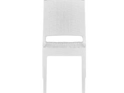 Gartenmöbel Set Rattanoptik Weis 4-Sitzer Fossano