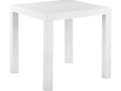 Gartenmöbel Set Rattanoptik Weis 4-Sitzer Fossano