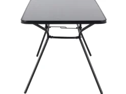 Gartenmöbel Set Stahl Schwarz 6-Sitzer Livo