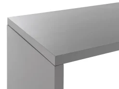 Gartenmöbel Set U-Form Beton Grau Tisch Mit 2 Banken Taranto