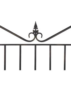 Gartenregal Schwarz Metall 4 Ablageflachen Klappbar Pavona