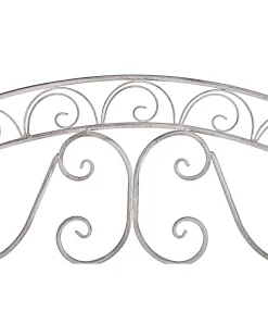 Gartenregal Weis Metall 4 Ablageflachen Klappbar Padua