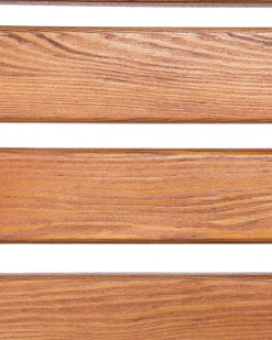 Gartenschaukel Larchenholz Dunkelbraun Sonnendach Beige Andria
