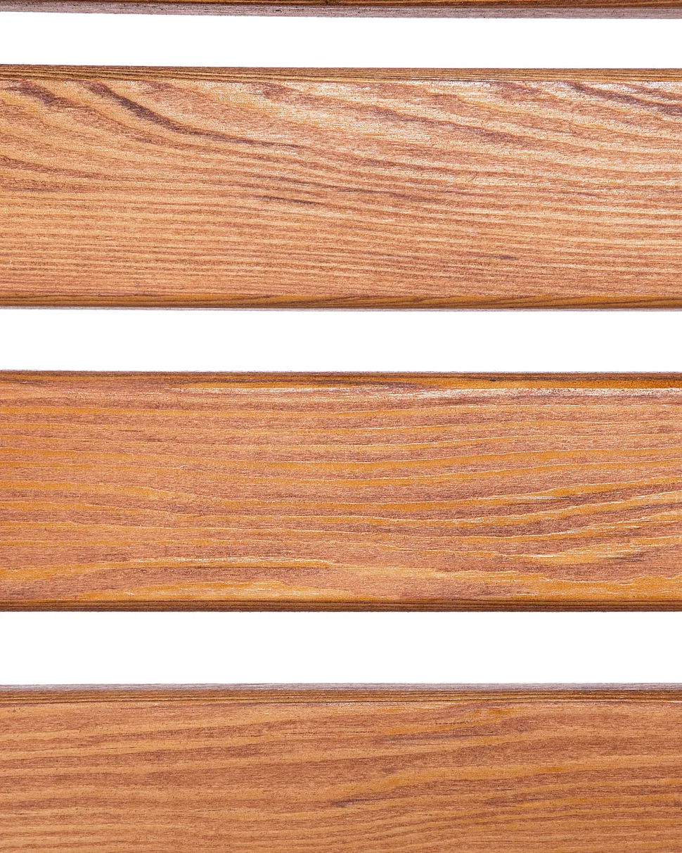 Gartenschaukel Larchenholz Dunkelbraun Sonnendach Beige Andria