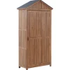 Gartenschrank Akazienholz Braun 200 X 100 Cm Savoca